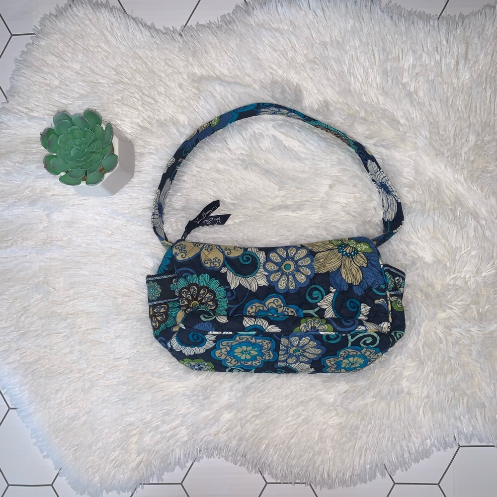 Vera Bradley Small Blue Floral Purse - Picture 3 of 6